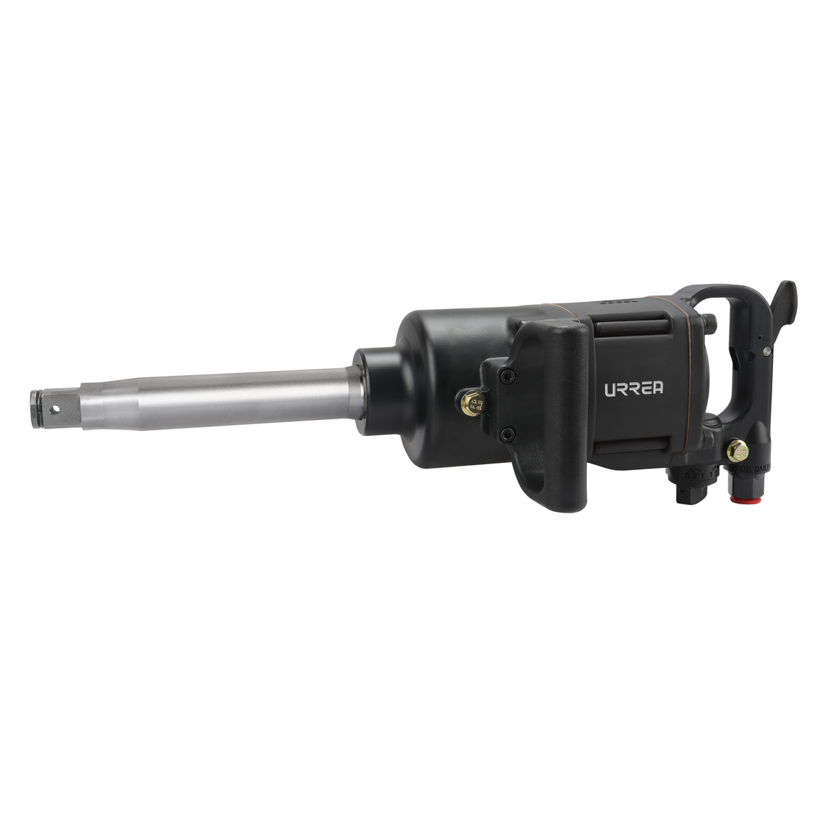 Urrea - Pistola de impacto neumática cuadro de 1 in 1,535 Ft-lb con ex tensión 9 in sistema twin hammer