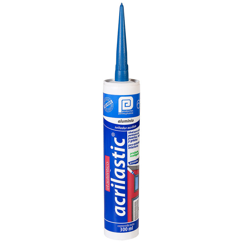 Sellador Acrilastic Aluminio (Cartucho 300Ml)