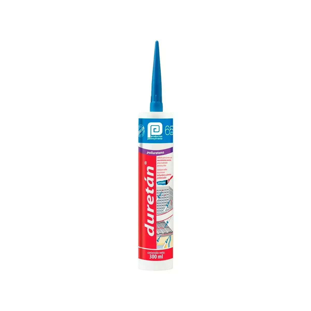 Sellador De Poliuretano Paja 300 Ml Duretan