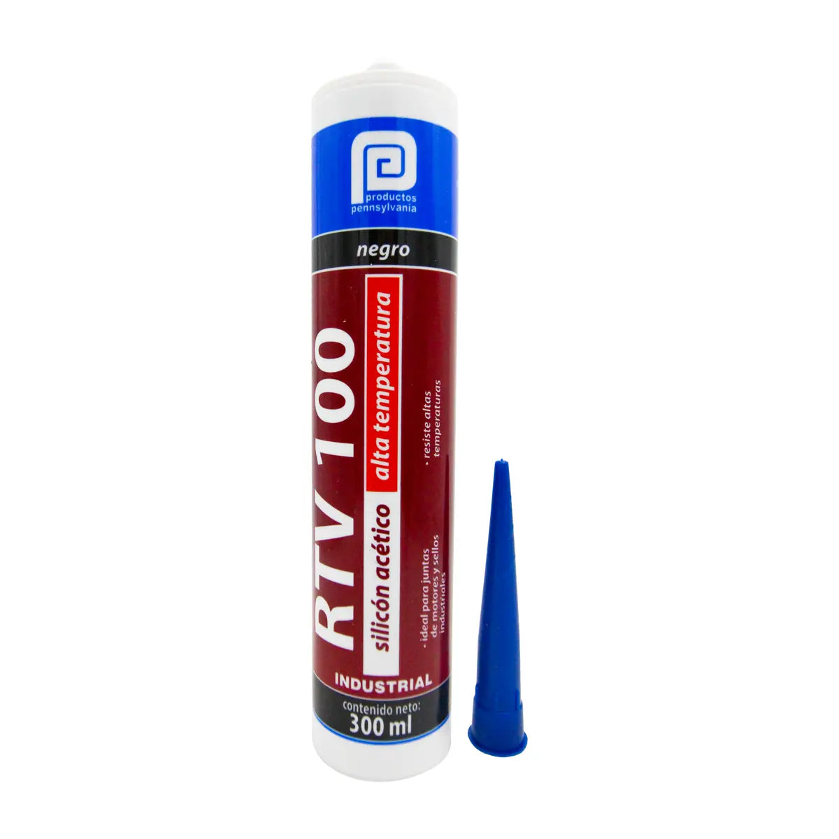 Silicon Industrial A.temp. Negro 300 Ml