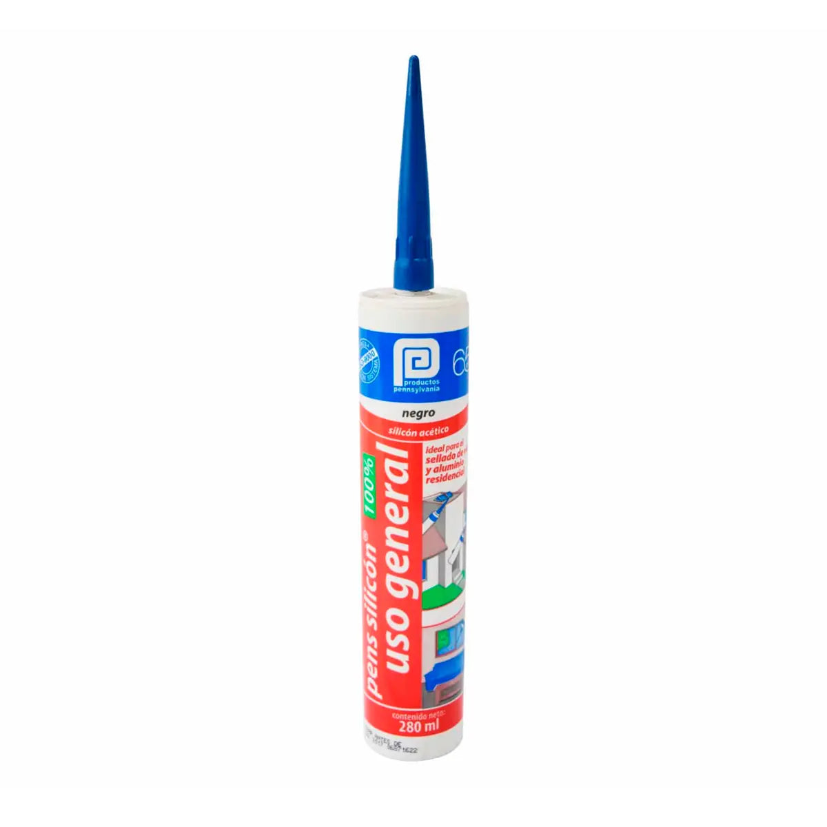 Silicon Uso General Negro 280 Gr