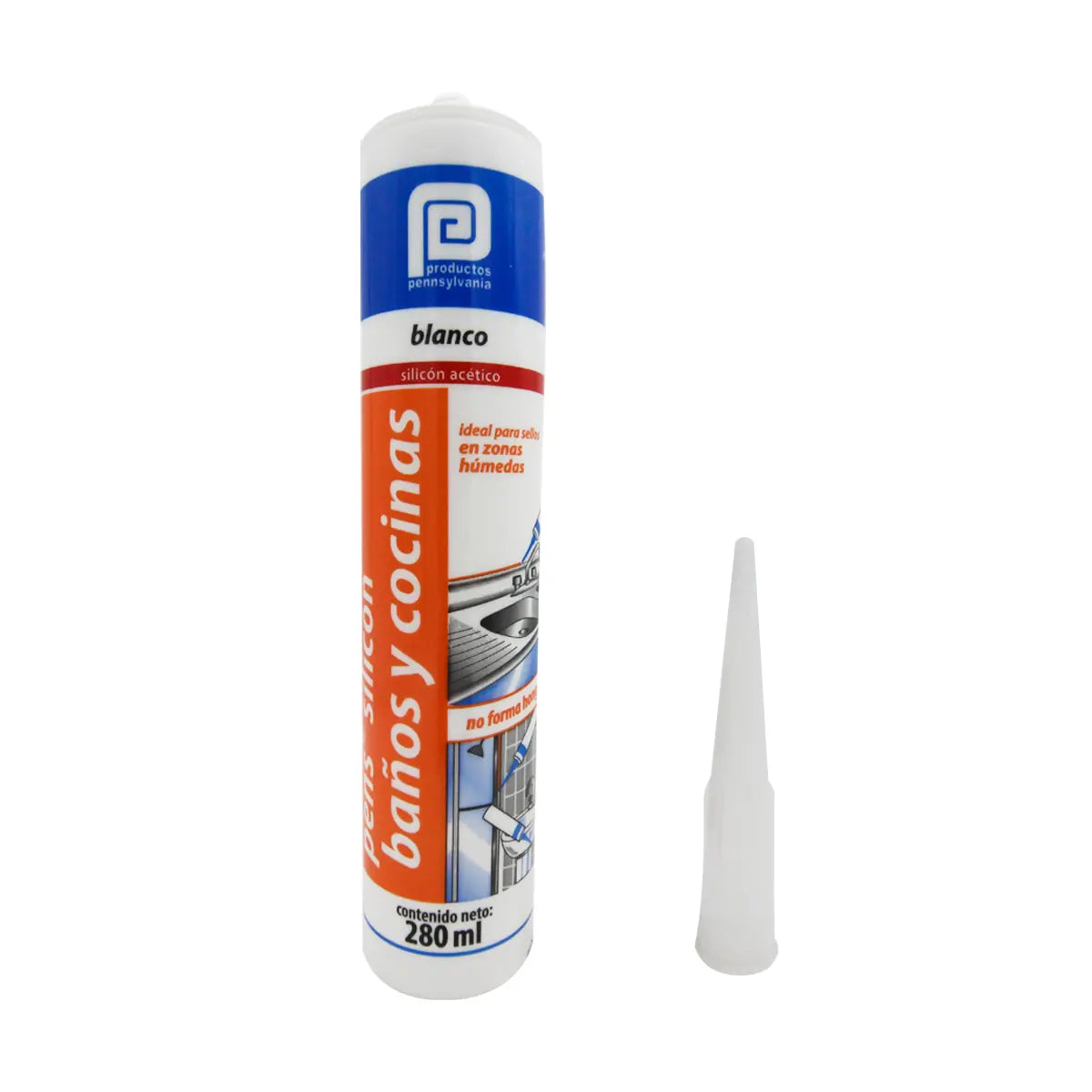 Silicon Baños Y Cocinas Blanco 280 Gr
