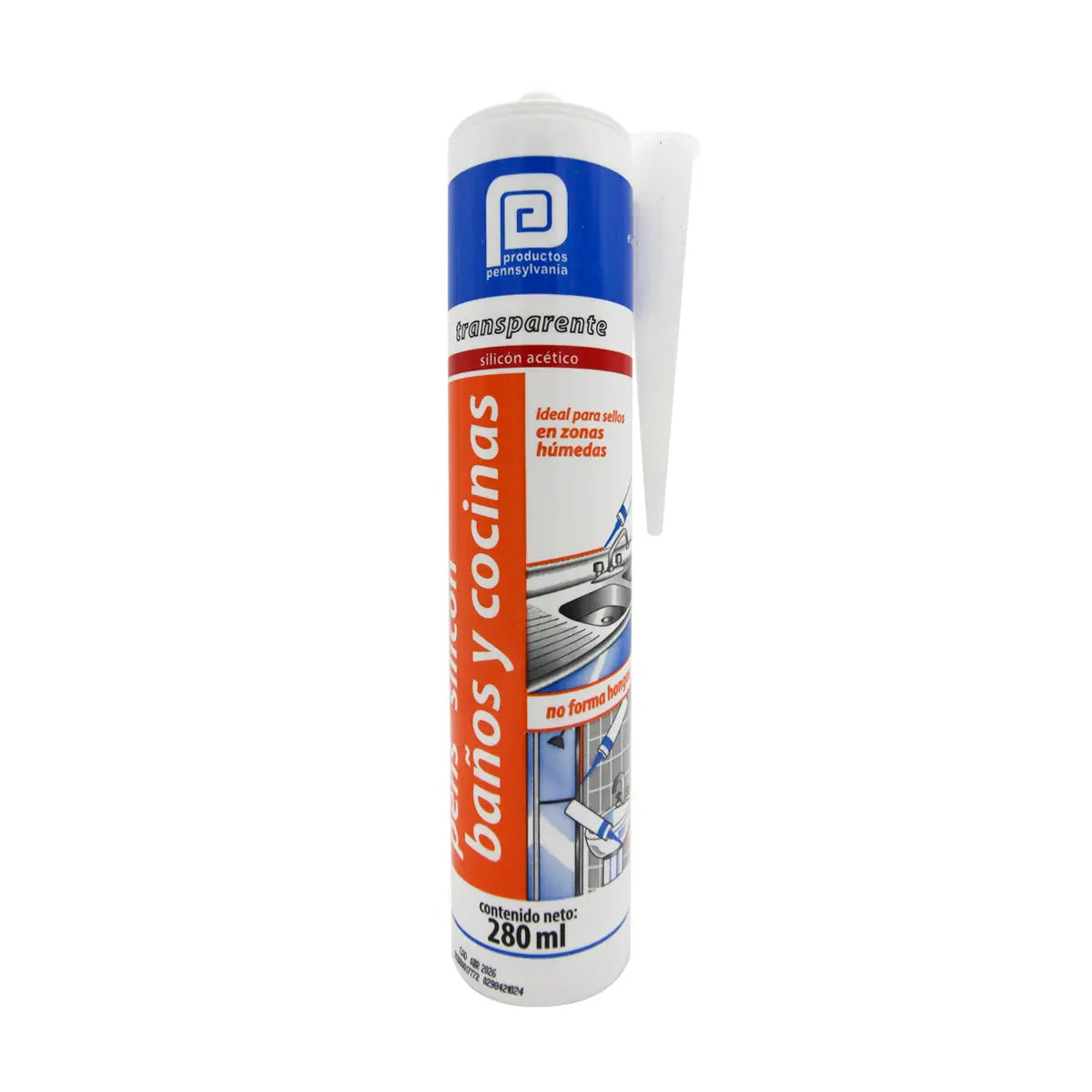 Silicon Baños Y Cocinas Transp. 280 Gr