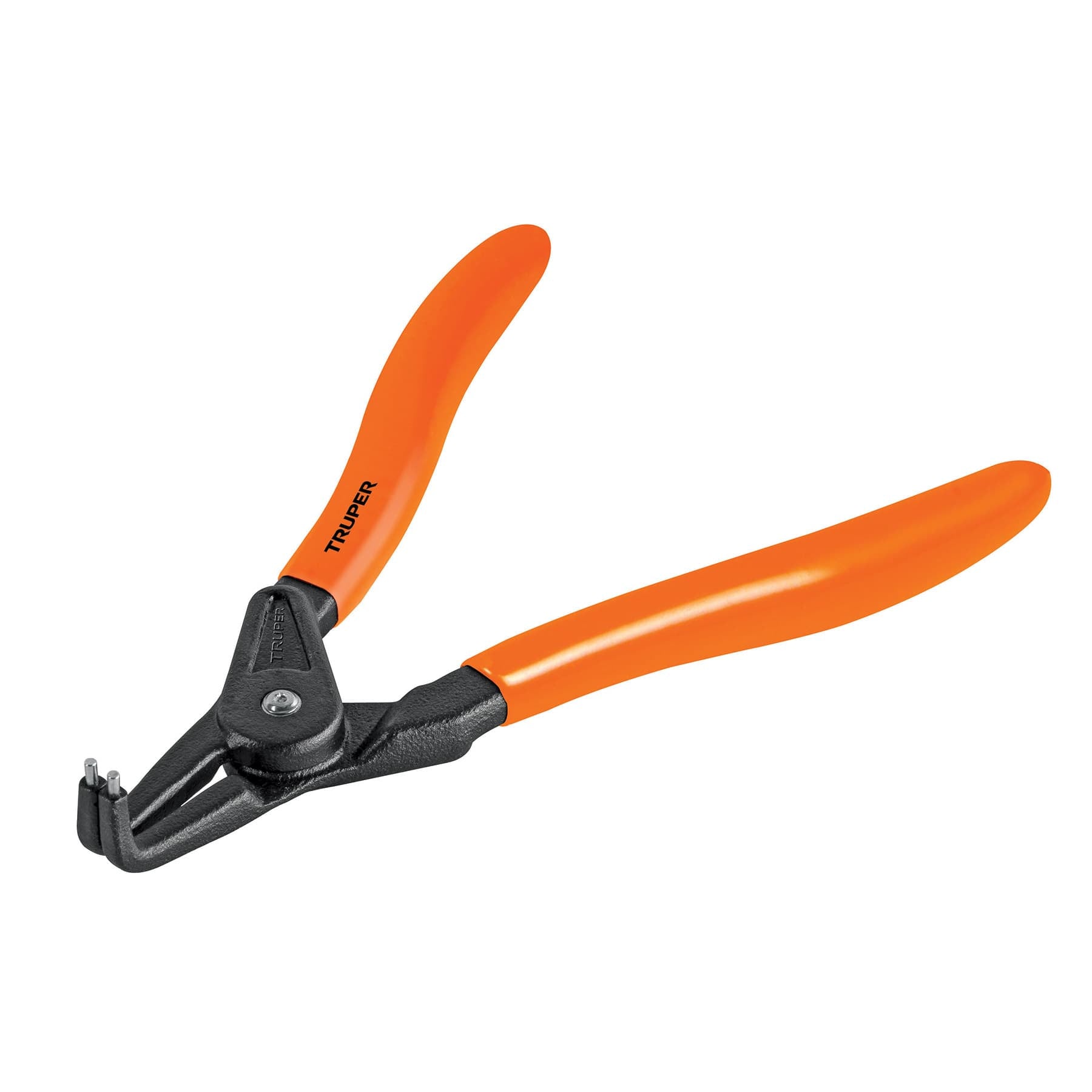 Pinza punta a 90¡ 6-3/4' para abrir anillos, mango de PVC