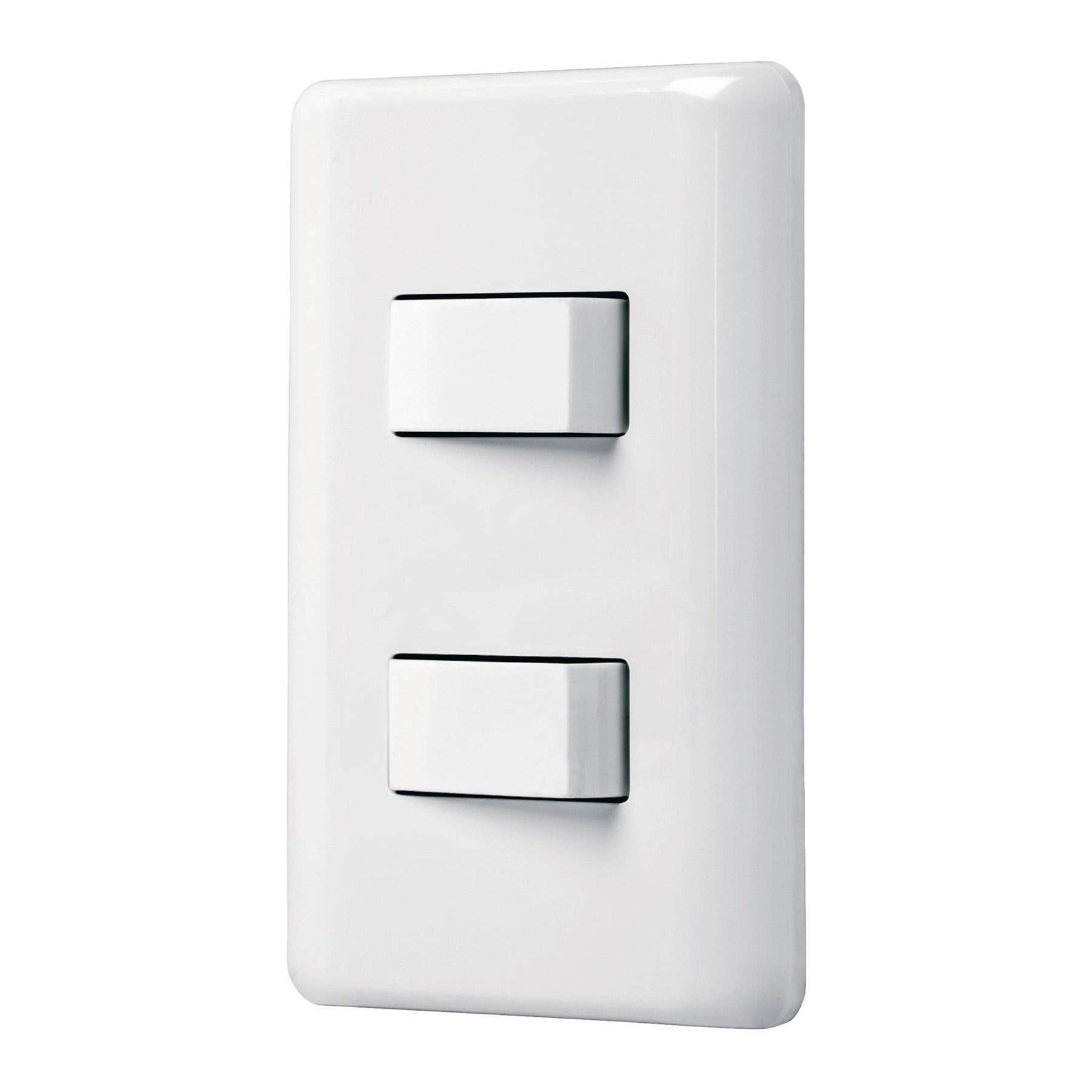 Placa armada 1 interruptor sencillo + 1 de 3 vias, Basic