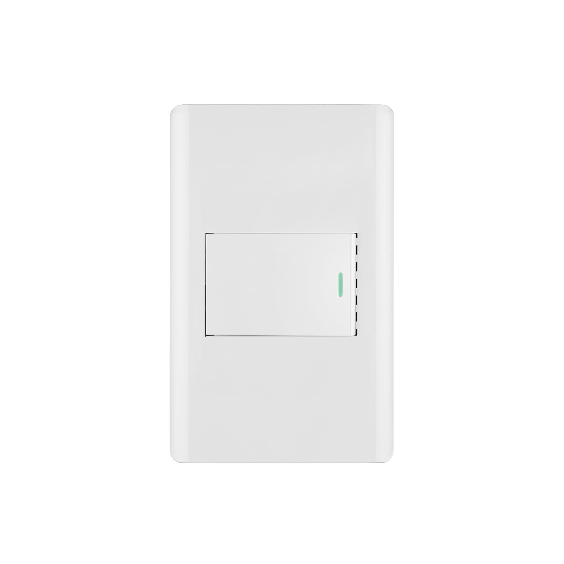 Placa armada blanca 1 interruptor 1.5 modulos, Lisboa