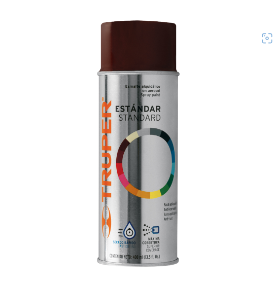Pintura en aerosol, guinda, bote tradicional, 400 ml