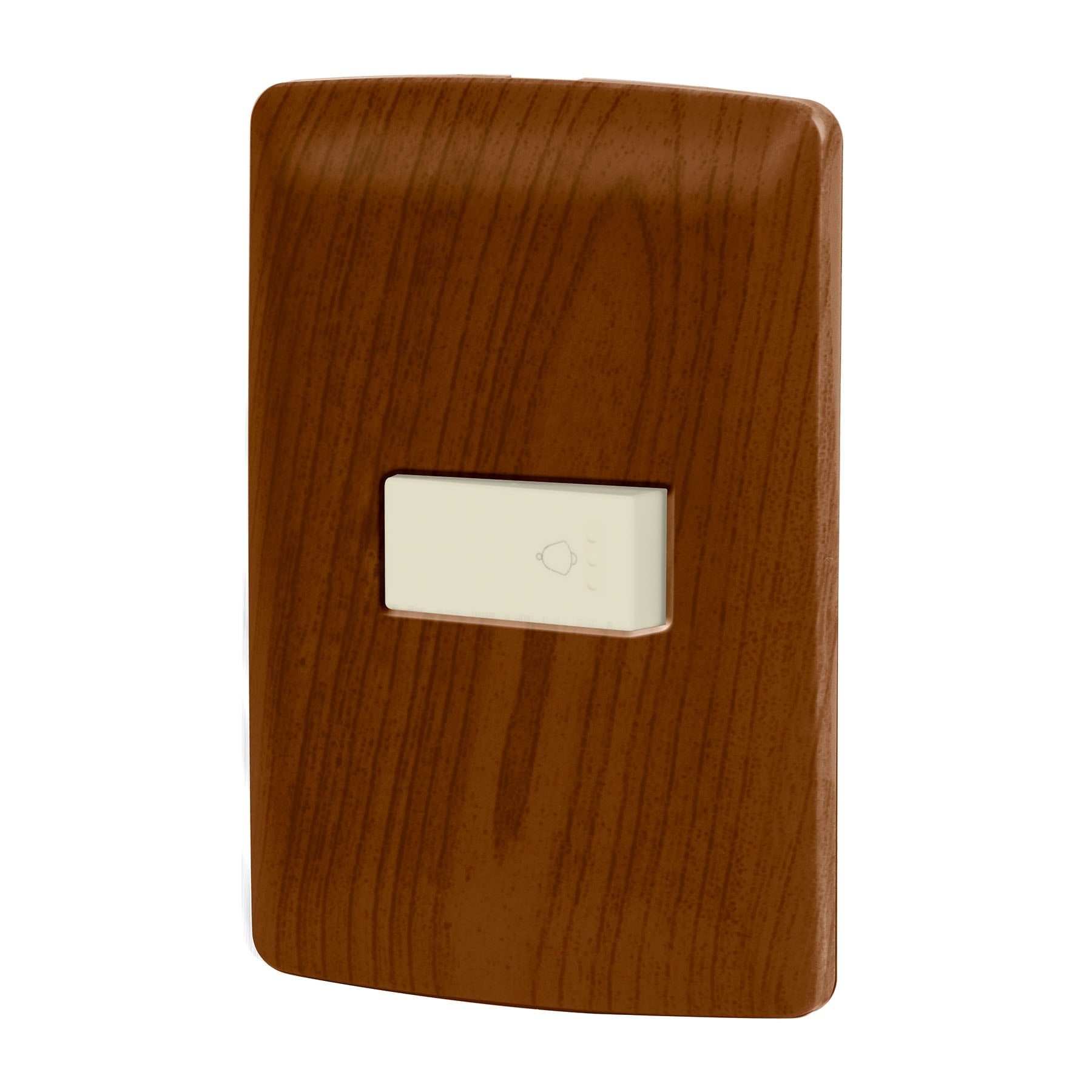 Placa armada con timbre madera, linea Italiana, Volteck