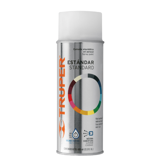 Pintura en aerosol, transparente mate,bote tradicional,400ml