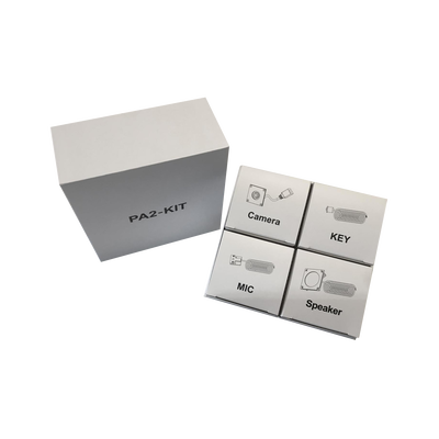 FANVIL - KIT de Accesorios para el modelo PA2F, incluye cámara, micrófono, parlante y botón, múltiples aplicaciones