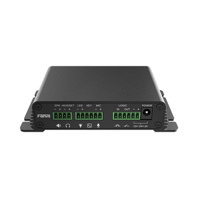 FANVIL - Gateway para Voceo, Paging y Video / Soporte 1 Cámara / Amplificador integrado de hasta 30 W