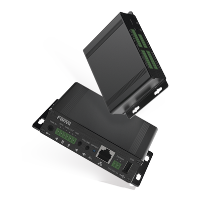 FANVIL - Gateway para Voceo IP/SIP,  Entrada de audio (3.5mm), salida de amplificador integrado de hasta 30W, puerto USB (reproducción de MP3),