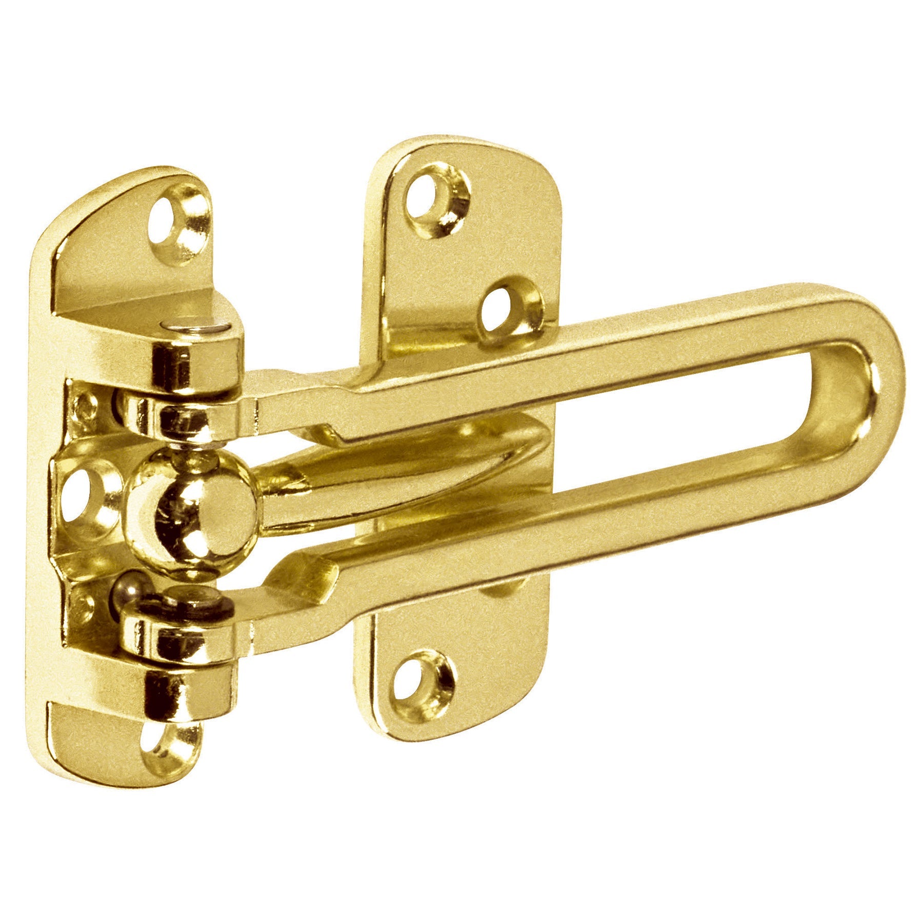 Pasador abatible para puerta, acabado laton, HERMEX