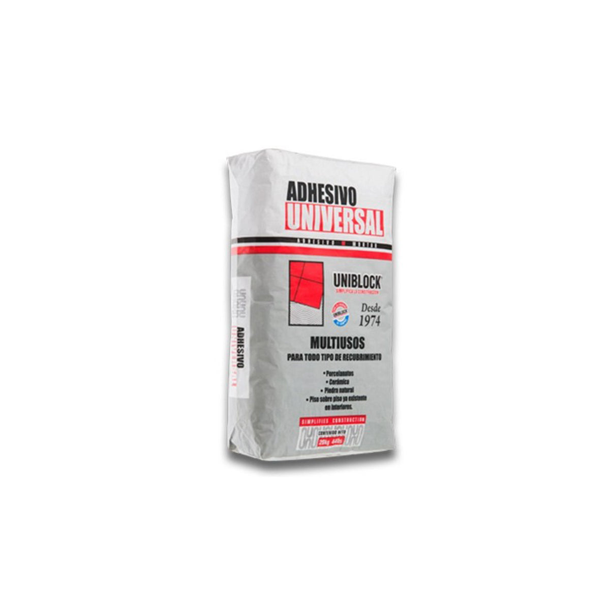 Pegazulejo adhesivo universal 20 Kg.
