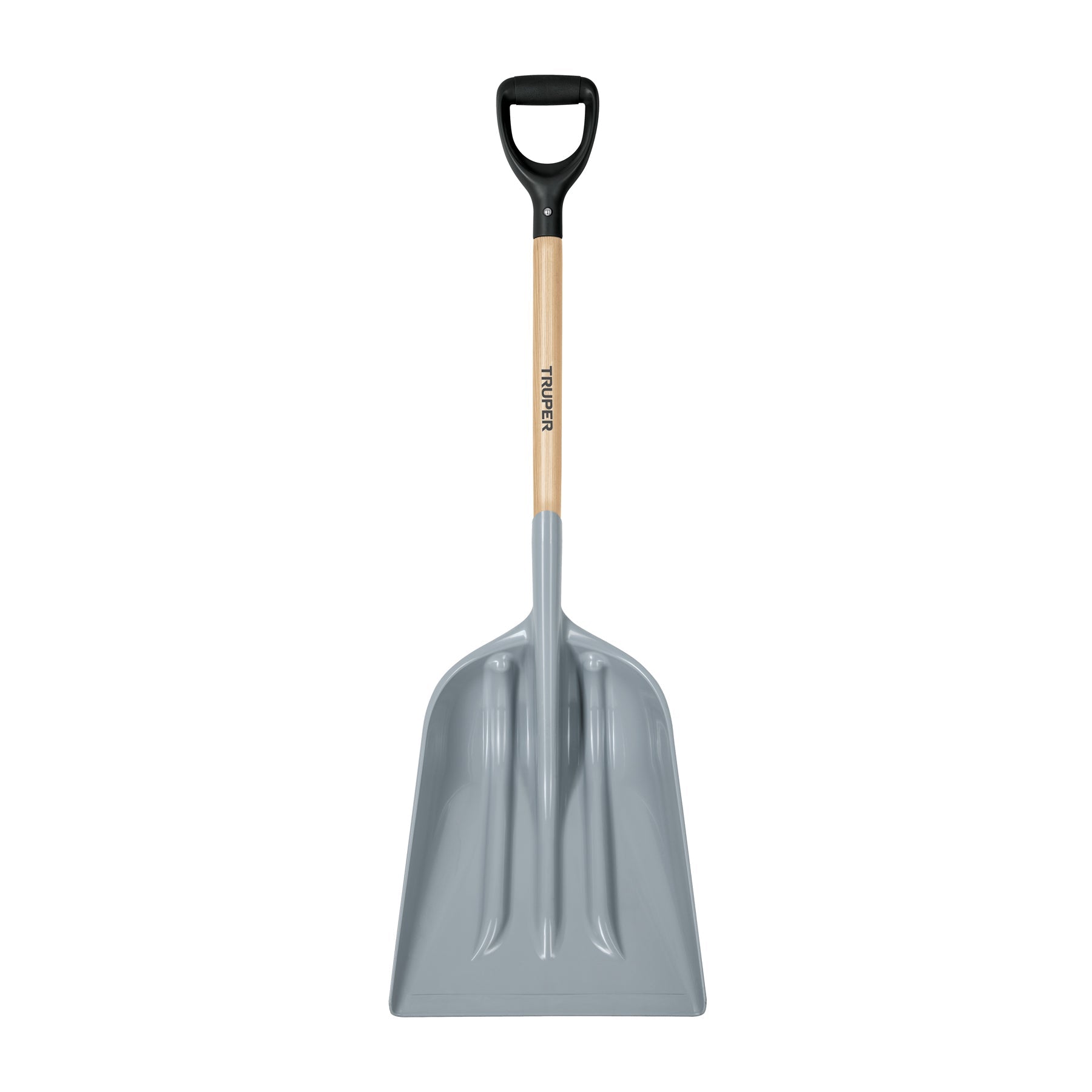 Pala sanitaria cabeza plastica, puño 'Y', mango 27', Truper