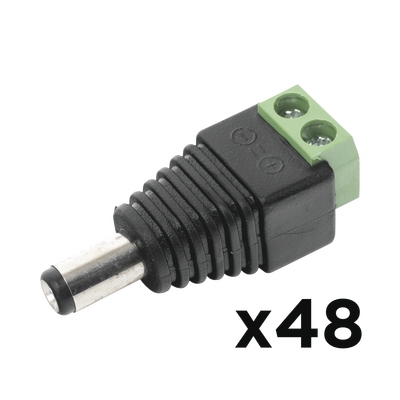 EPCOM POWERLINE - KIT DE 48 CONECTORES MACHO JR52 PARA ALIMENTACIÓN A 12 Vcc