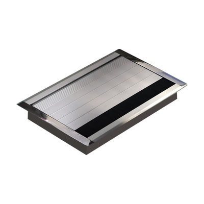THORSMAN - Caja pasa cable SMART 210 mm x 150 mm de aluminio anodizado