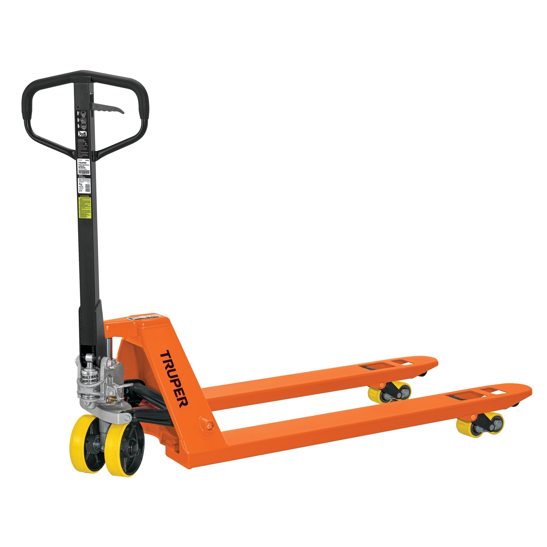 Patin traspaleta 2.5 ton con ruedas de poliuretano, Truper