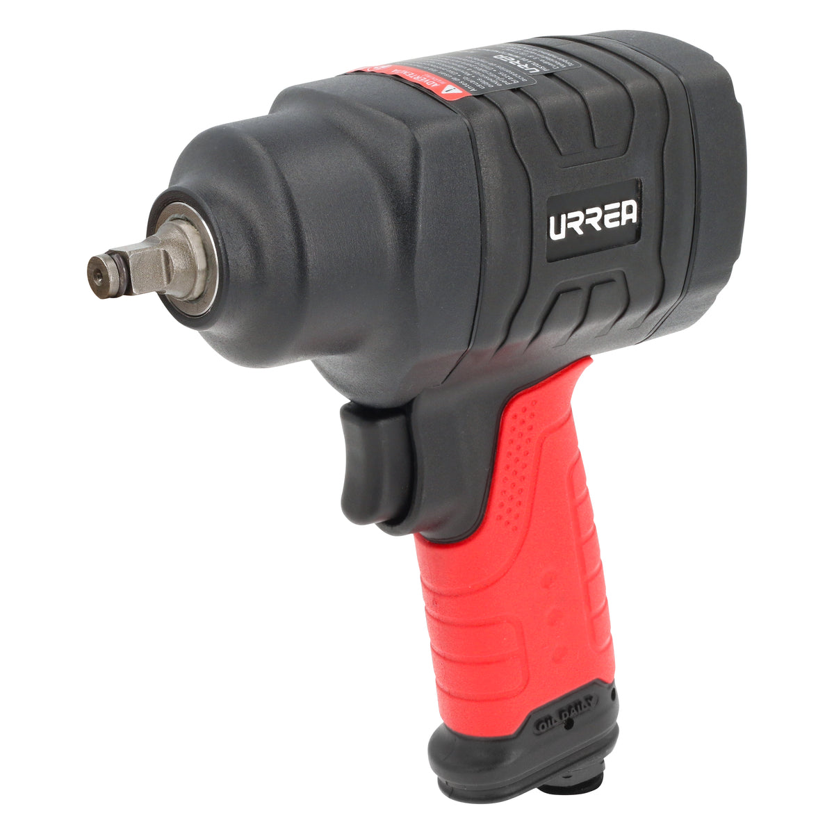 Urrea - Pistola de impacto neumática cuadro de 3/8 in 350 Ft-lb composite sistema twin hammer