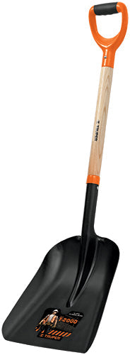 Pala carbonera chica T-2000 con mango largo de 43', Truper