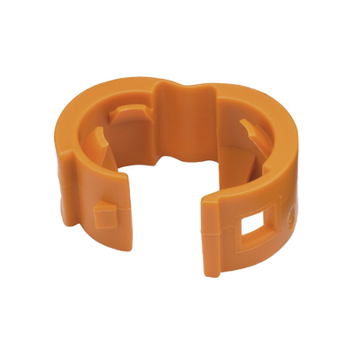 PANDUIT - Kit de 25 Clips de Identificación Para Patch Cords, Compatible con Diámetros de 4.7 a 7.8 mm (0.19 a 0.31 Pulgadas), Color Naranja
