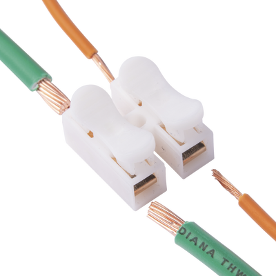 EPCOM POWERLINE - Conector tipo PUSH de 2 Contactos / Para una Conexión Rápida / Puentes de Cables