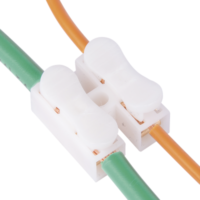 EPCOM POWERLINE - Conector tipo PUSH de 2 Contactos / Para una Conexión Rápida / Puentes de Cables
