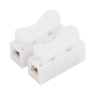 EPCOM POWERLINE - Conector tipo PUSH de 2 Contactos / Para una Conexión Rápida / Puentes de Cables