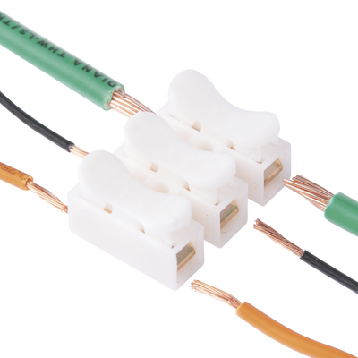 EPCOM POWERLINE - Conector tipo PUSH de 3 Contactos / Para una Conexión Rápida / Puentes de Cables