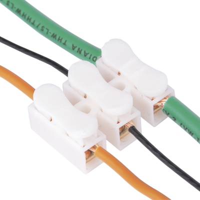 EPCOM POWERLINE - Conector tipo PUSH de 3 Contactos / Para una Conexión Rápida / Puentes de Cables