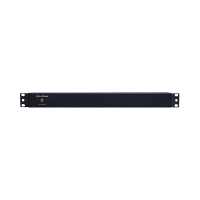 CYBERPOWER - PDU Básico Para Distribución de Energía, Con 12 Tomas NEMA 5-15R Traseras, 1UR, 15 Amp, 120 Vca
