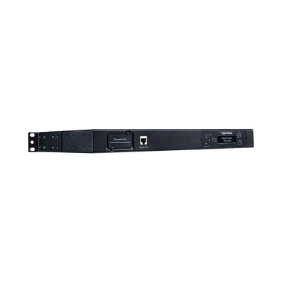 CYBERPOWER - PDU ATS (Fuente Redundante Auto-transferible) Medible, Para Distribución de Energía, 2 Entradas 120 Vca NEMA5-15P, Con 10 Salidas NEMA 5-15R, Horizontal 19in, 1UR