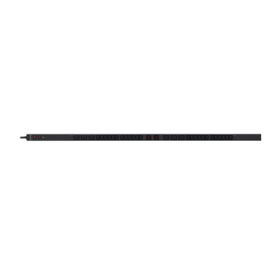 CYBERPOWER - PDU Medible, Para Distribución de Energía, Entrada 200-230 NEMA L6-30P, Con 24 Tomas C13 Y 6 Tomas C19, de Instalación Vertical