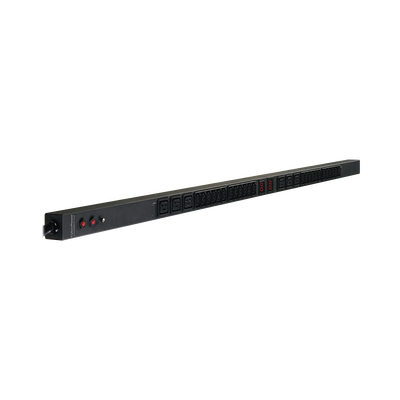 CYBERPOWER - PDU Medible, Para Distribución de Energía, Entrada 200-230 NEMA L6-30P, Con 24 Tomas C13 Y 6 Tomas C19, de Instalación Vertical