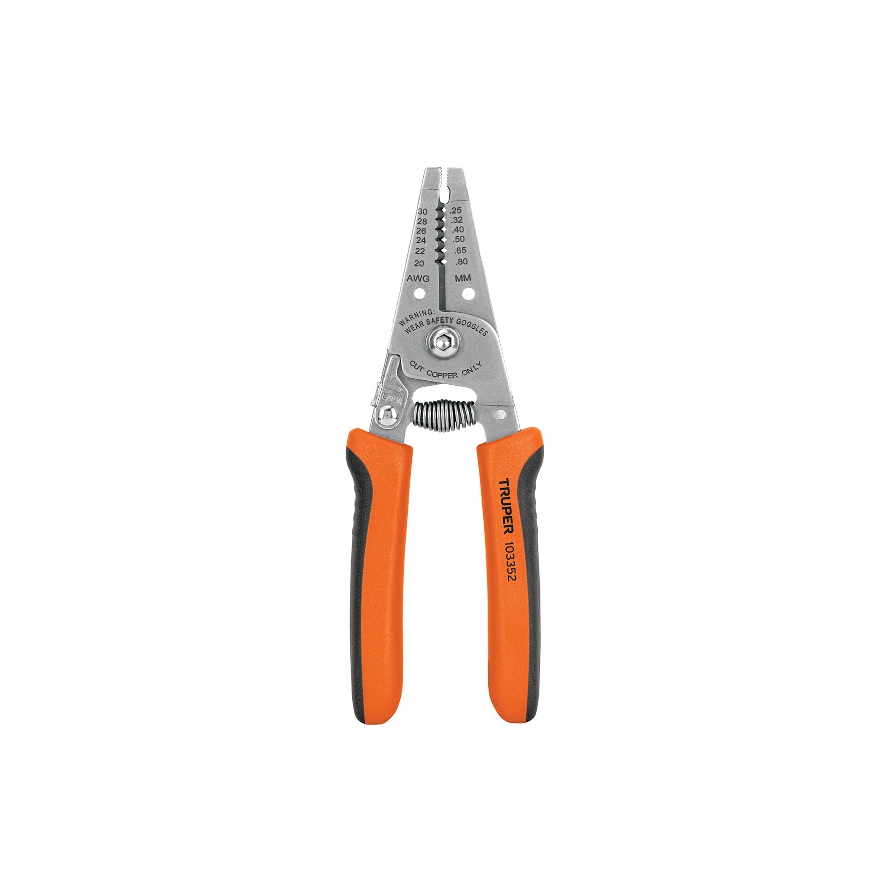 Pinza 6' pela cables, 30 a 20 AWG, TRUPER