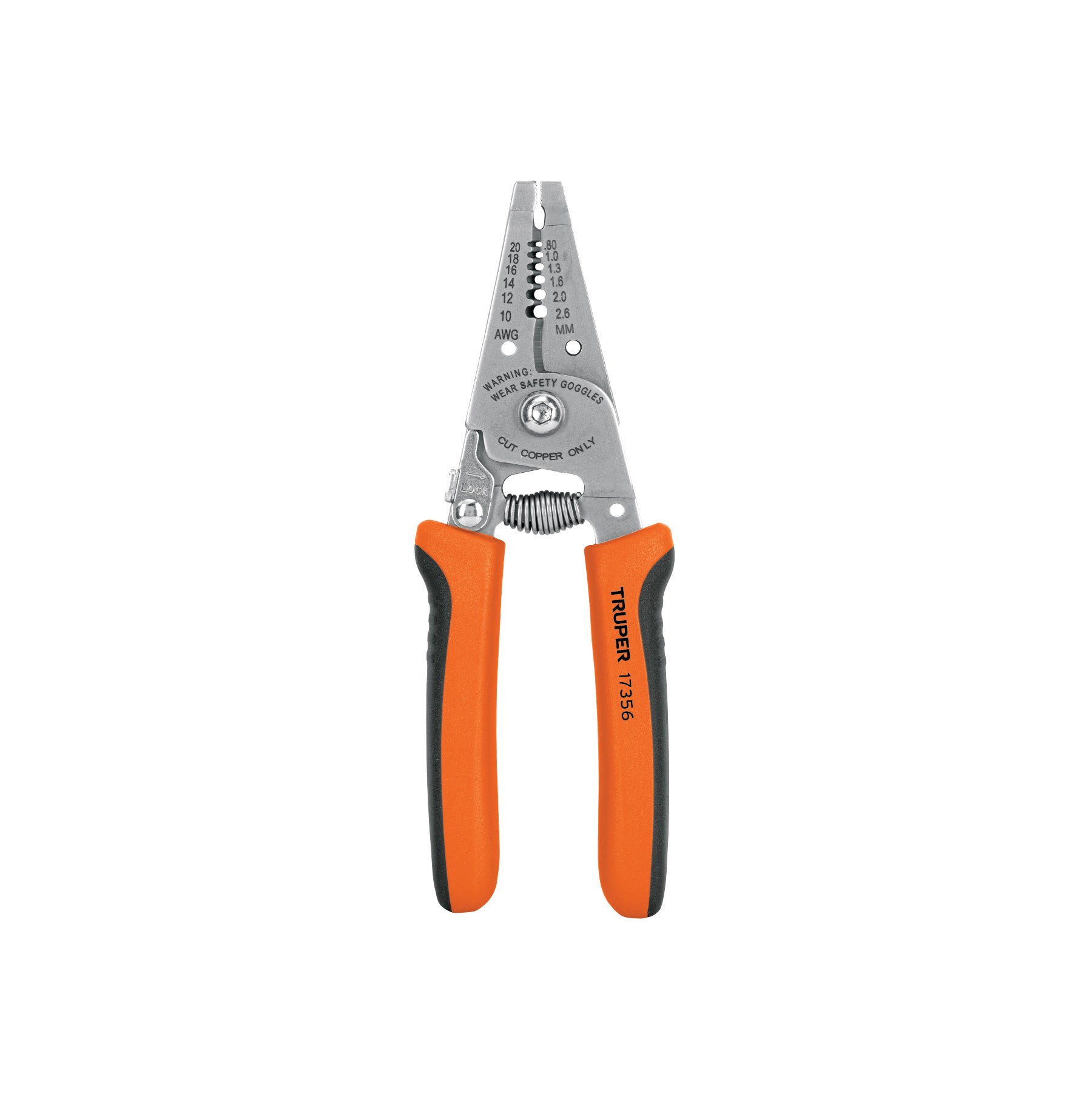 Pinza 6' pela cables, 26 a 16 AWG, TRUPER