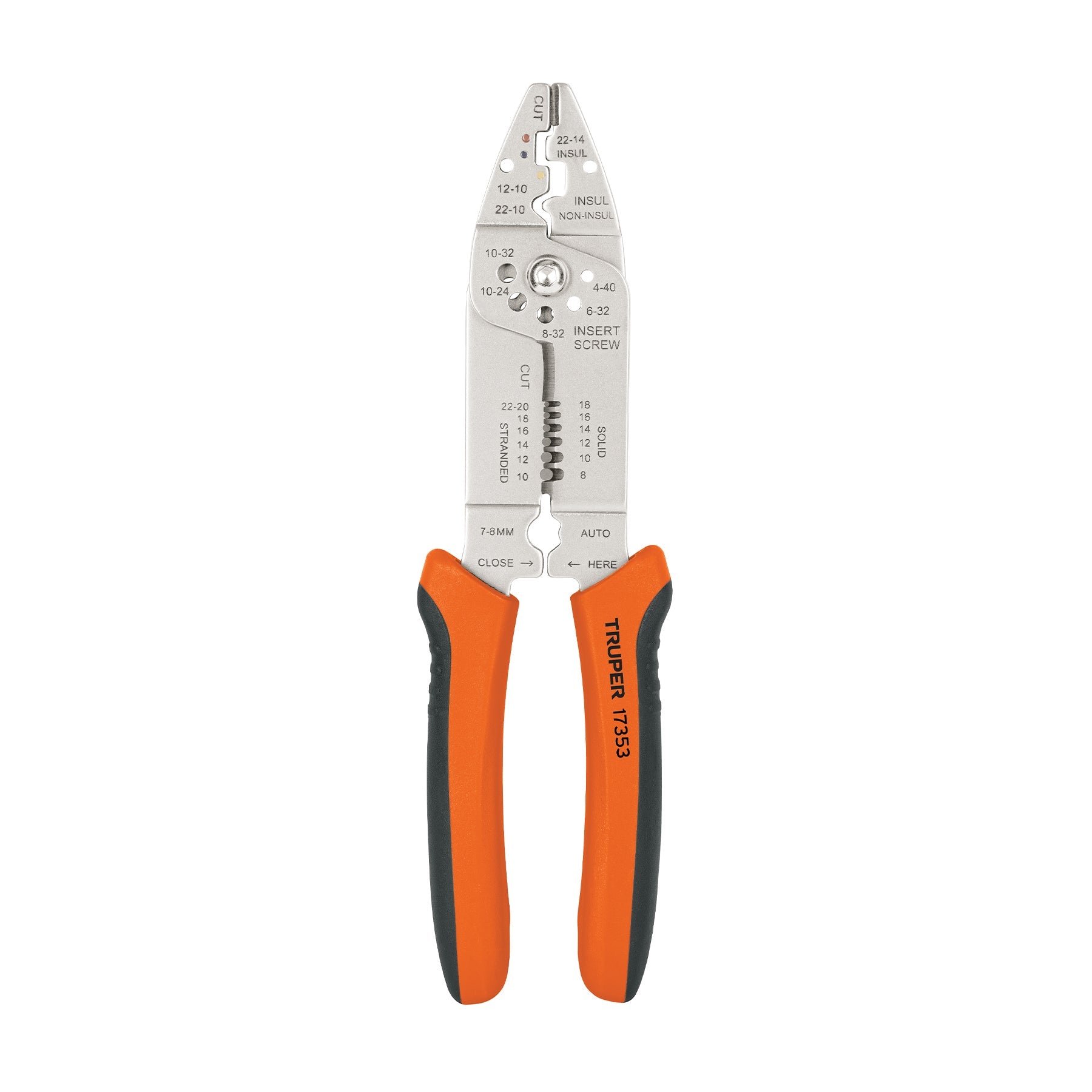 Pinza 9' pela cables, 26 a 10 AWG, TRUPER