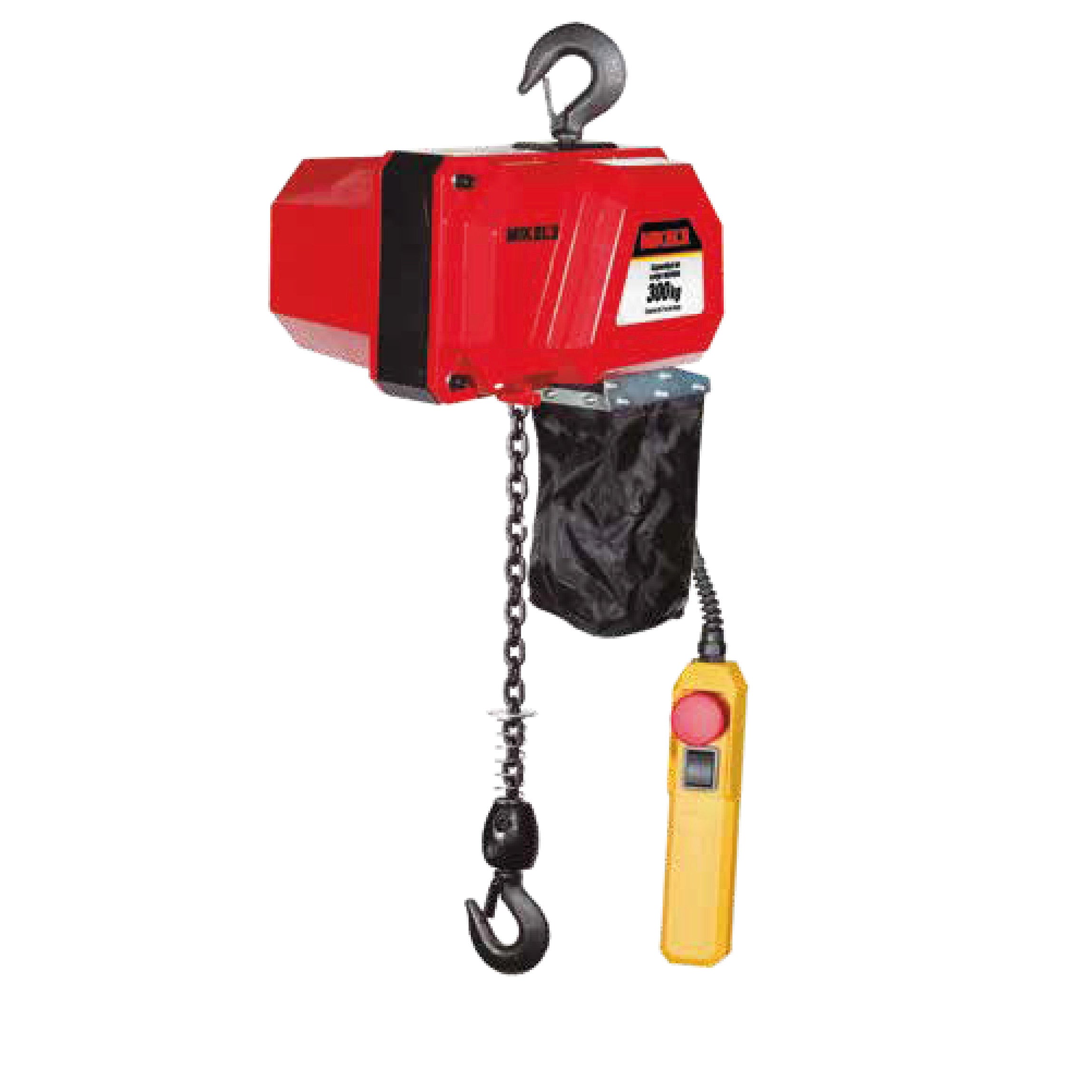 Polipasto eléctrico (300 kgs, cadena 3 mts)