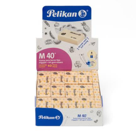 PELIKAN - Goma Pelikan de Migajón M-40 Caja C/40 Pzas