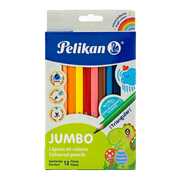 PELIKAN - Colores Pelikan Jumbo Triangulares C/12 Pzas