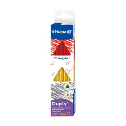 PELIKAN - Lápiz Pelikan Duply Triangular C/10 Pzas