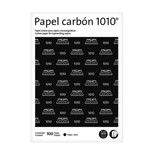 PELIKAN - Papel Carbon Pelikan Carta 1010 Negro C/100 Hojas