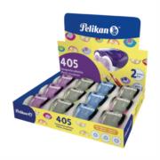 PELIKAN - Sacapuntas Pelikan Plástico 405 con Depósito C/12 Pzas