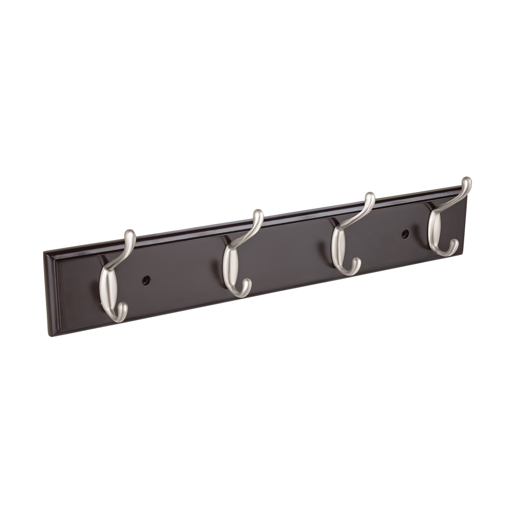 Perchero para pared con 4 ganchos satinados, HERMEX