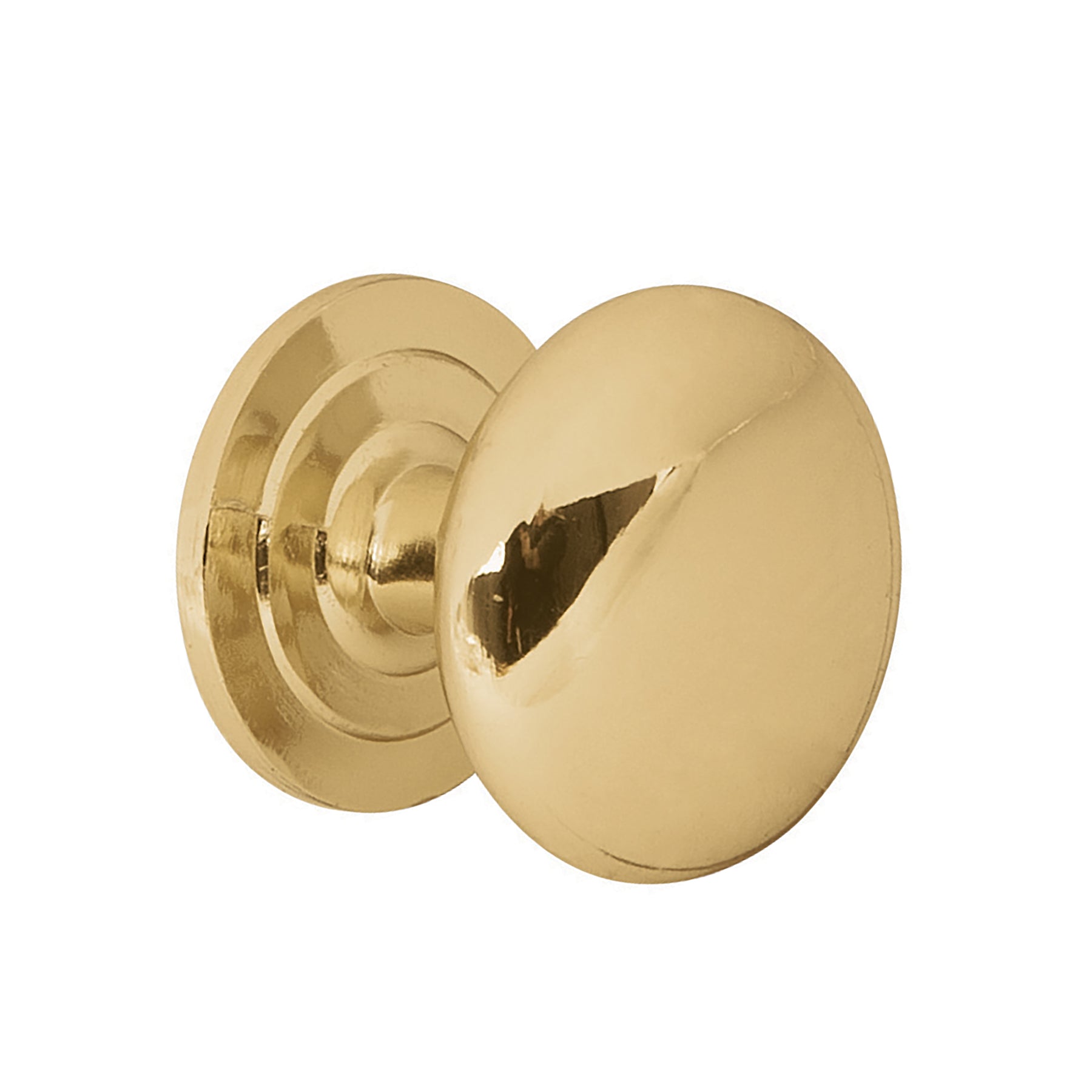 Perilla metalica estilo 'Arco', laton brillante, HERMEX