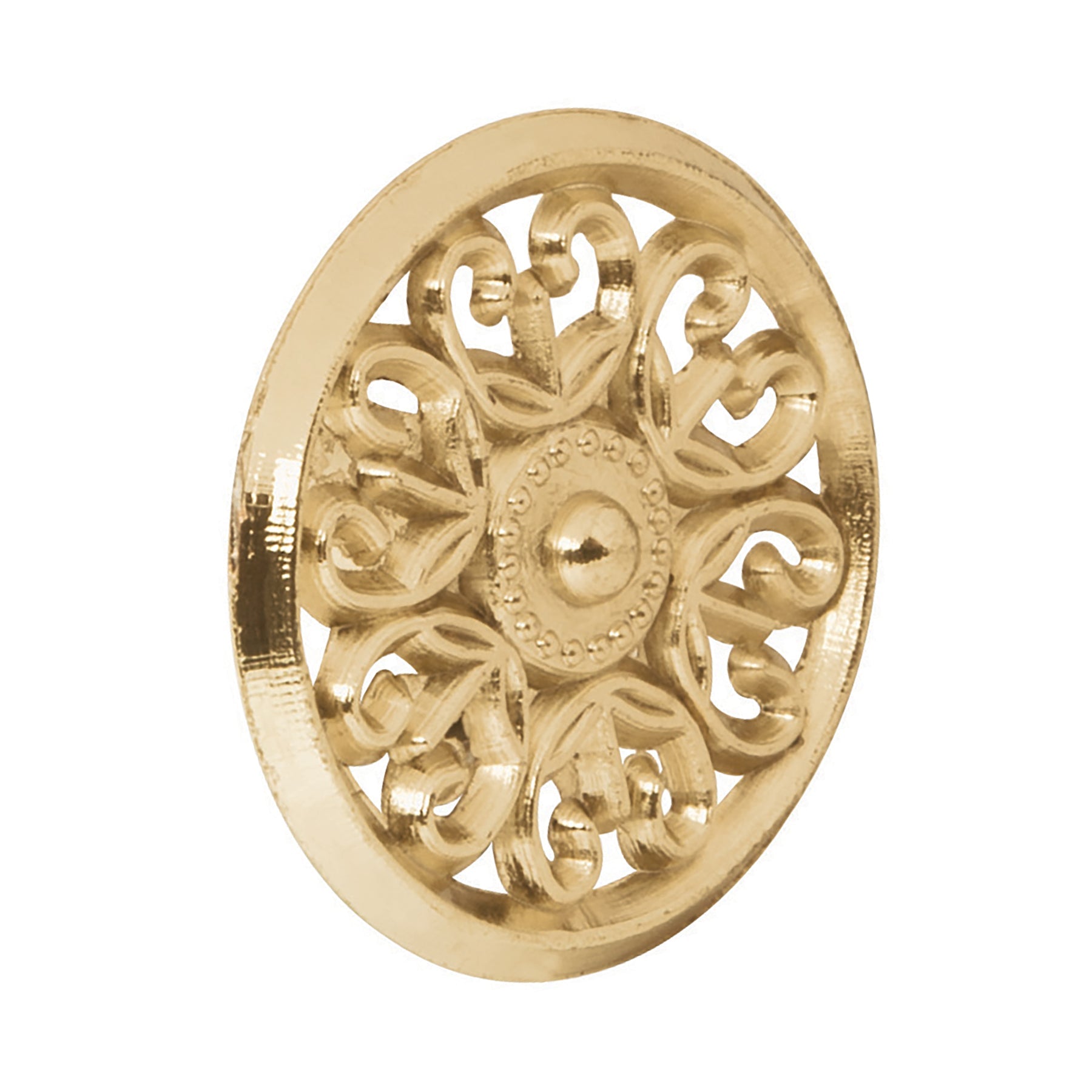Perilla metalica estilo 'Colonial', acabado laton brillante