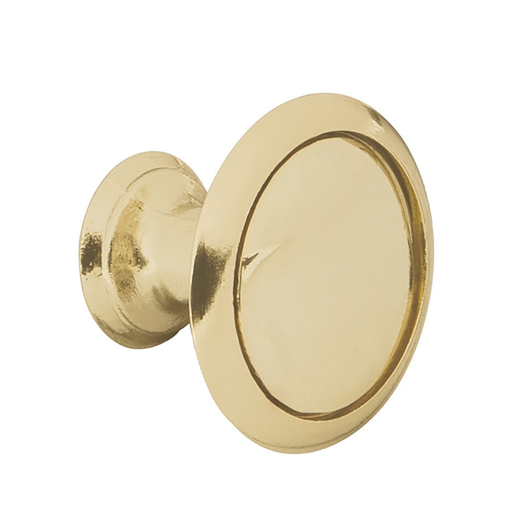 Perilla metalica estilo 'Moderno', laton brillante, HERMEX