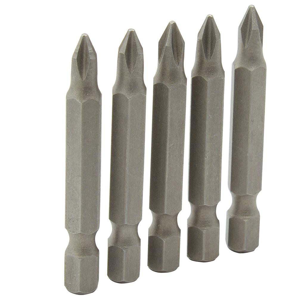 Surtek - Juego de 5 puntas intercambiables Phillips® 2 in #2