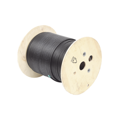 PANDUIT - Bobina de Cable Planta Externa con Gel, de 4 Pares, Cat6A, Blindado F/UTP, Color Negro, 305 Metros (1000 Pies)