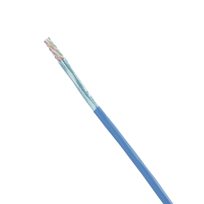 PANDUIT - Bobina de Cable Blindado F/UTP de 4 Pares, Cat6A, Soporte de Aplicaciones 10GBase-T, CMR (Riser), Color Azul, 305 Metros (1000 Pies)